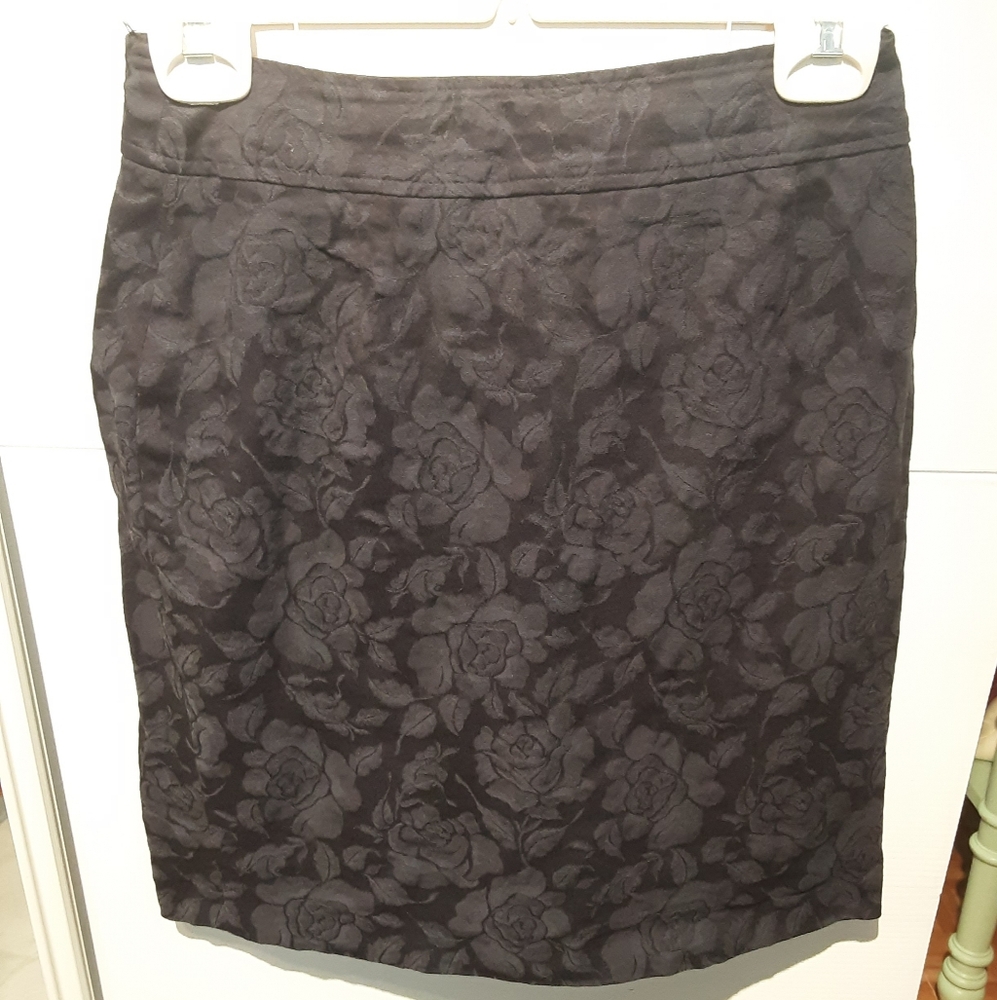 Floral Navy Blue Skirt
